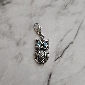 (3/$15) Origami Owl Silver Owl clip on charm
